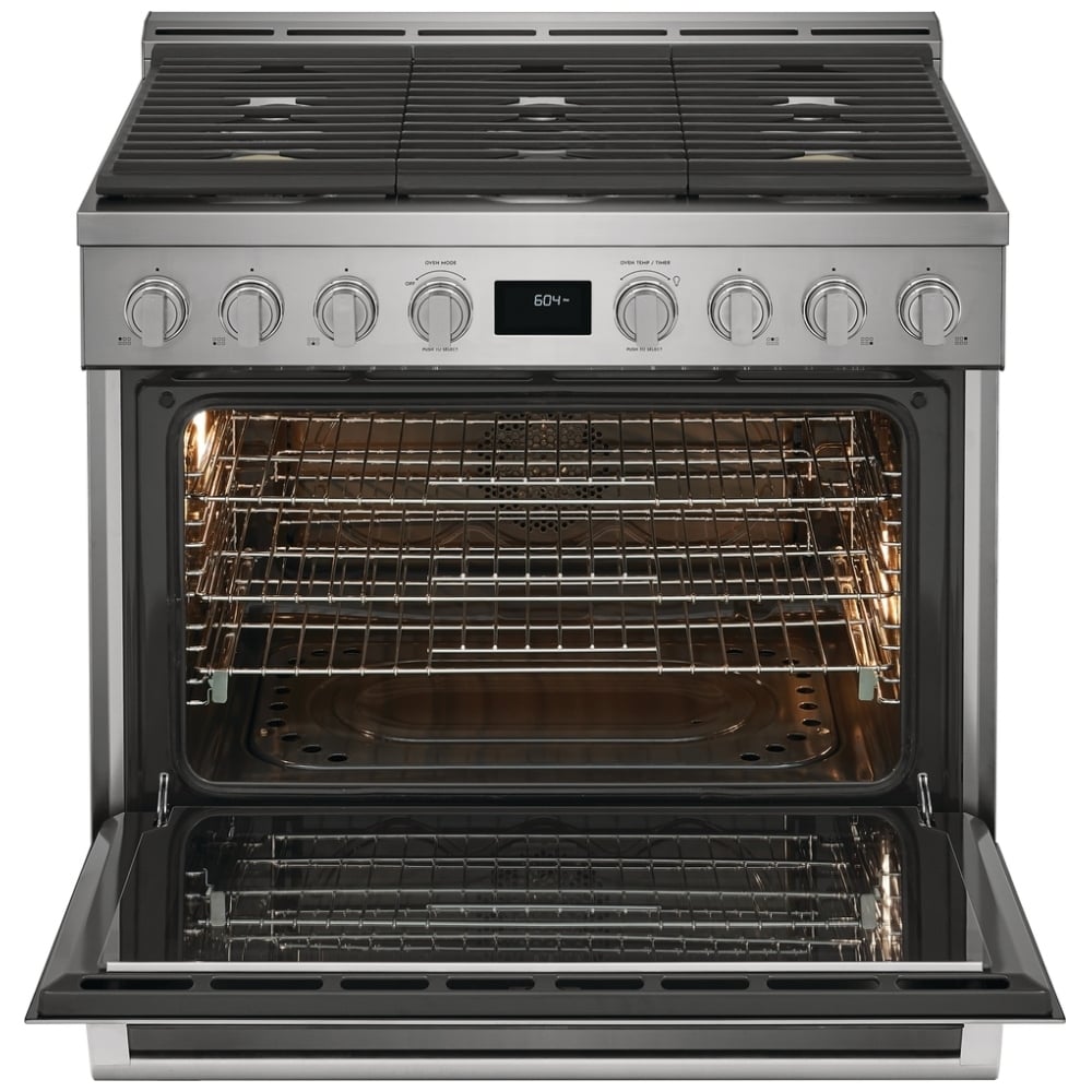 Electrolux ECFG3668AS Gas Range, 4.4 cu. ft. Capacity, 36 inch Exterior Width