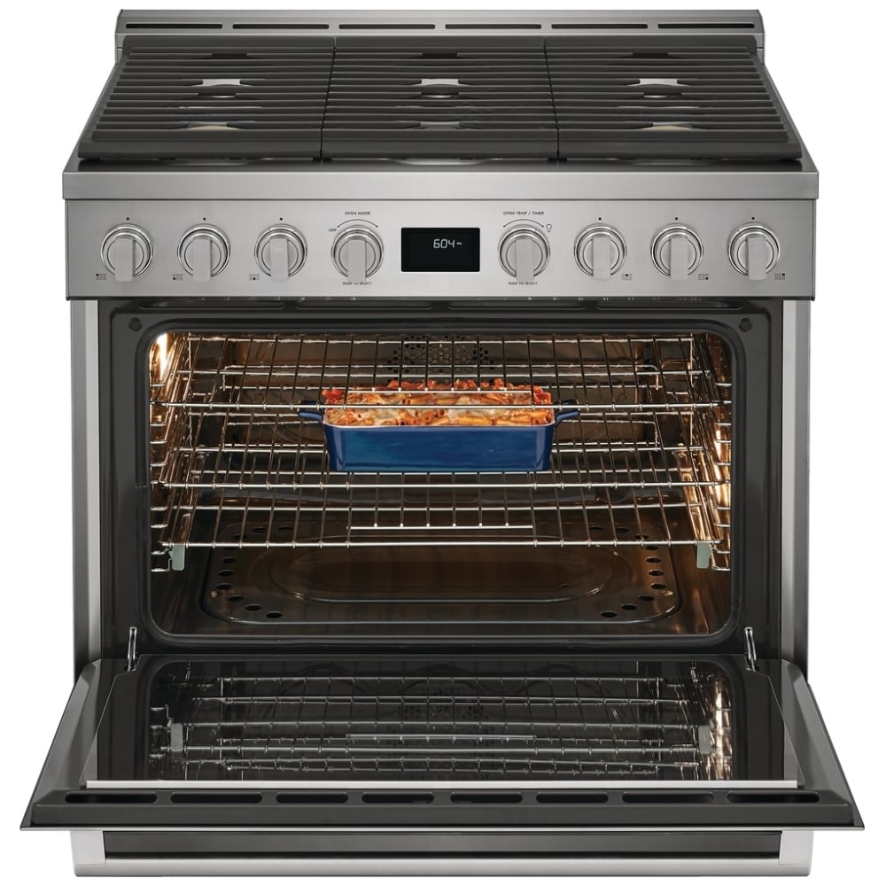 Electrolux ECFG3668AS Gas Range, 4.4 cu. ft. Capacity, 36 inch Exterior Width