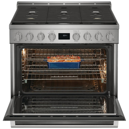 Electrolux ECFG3668AS Gas Range, 4.4 cu. ft. Capacity, 36 inch Exterior Width