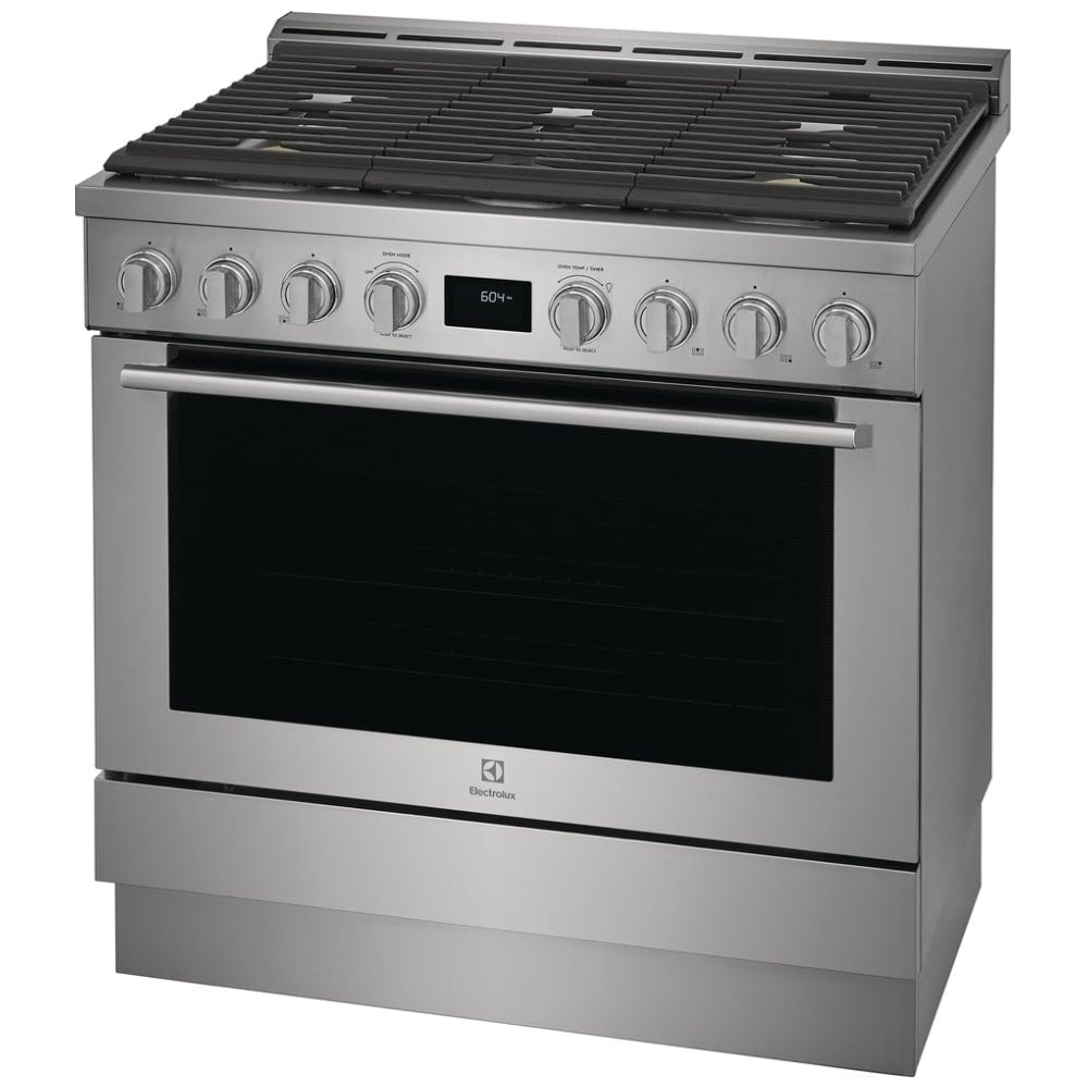 Electrolux ECFG3668AS Gas Range, 4.4 cu. ft. Capacity, 36 inch Exterior Width