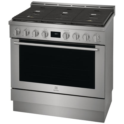 Electrolux ECFG3668AS Gas Range, 4.4 cu. ft. Capacity, 36 inch Exterior Width