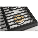 Electrolux ECFG3668AS Gas Range, 4.4 cu. ft. Capacity, 36 inch Exterior Width, Manual Clean, True Convection, 6 Burners, 18,000 BTU Highest Burner, Stainless Steel colour