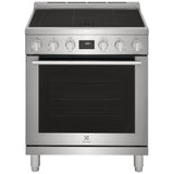 Electrolux ECFI3068AS Induction Range, 4.6 cu. ft. Capacity, 30 inch Exterior Width, True Convection, 4 Burners, Manual Clean, 3,700 W Highest Element, Stainless Steel colour