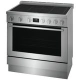 Electrolux ECFI3668AS Induction Range, 4.4 cu. ft. Capacity, 36 inch Exterior Width, Dual Fan True Convection, 5 Burners, Manual Clean, 3,700 W Highest Element, Stainless Steel colour