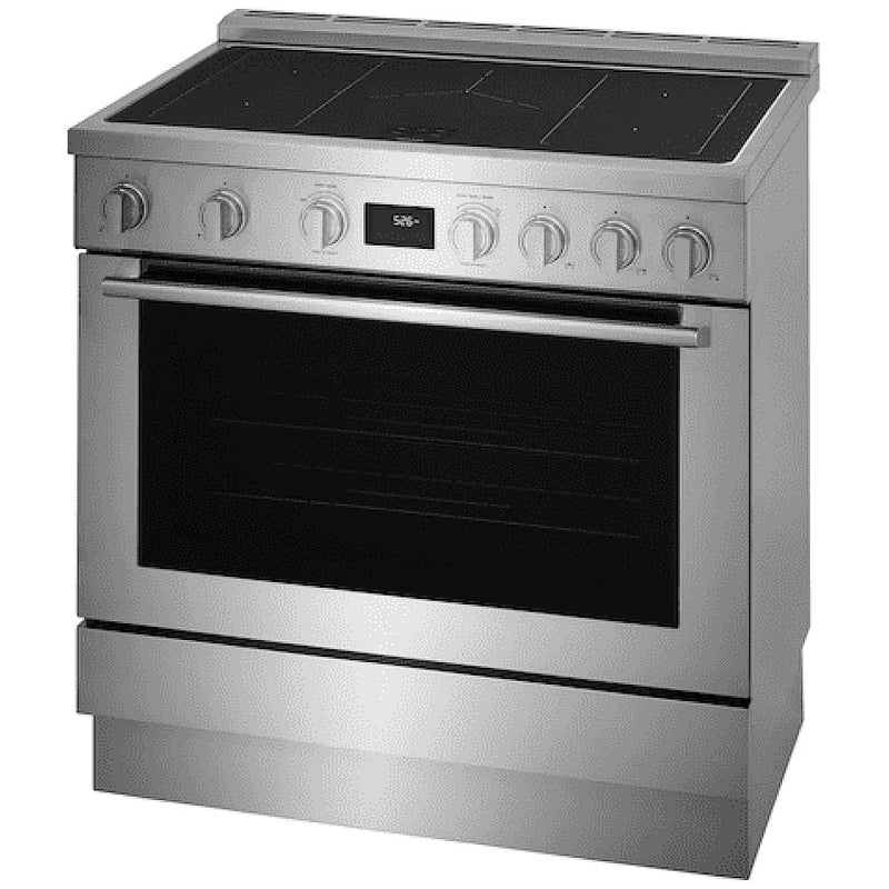 Electrolux ECFI3668AS Induction Range, 4.4 cu. ft. Capacity, 36 inch Exterior Width, Dual Fan True Convection, 5 Burners, Manual Clean, 3,700 W Highest Element, Stainless Steel colour