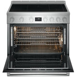 Electrolux ECFI3668AS Induction Range, 4.4 cu. ft. Capacity, 36 inch Exterior Width, Dual Fan True Convection, 5 Burners, Manual Clean, 3,700 W Highest Element, Stainless Steel colour