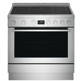 Electrolux ECFI3668AS Induction Range, 4.4 cu. ft. Capacity, 36 inch Exterior Width, Dual Fan True Convection, 5 Burners, Manual Clean, 3,700 W Highest Element, Stainless Steel colour