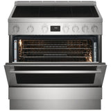 Electrolux ECFI3668AS Induction Range, 4.4 cu. ft. Capacity, 36 inch Exterior Width, Dual Fan True Convection, 5 Burners, Manual Clean, 3,700 W Highest Element, Stainless Steel colour