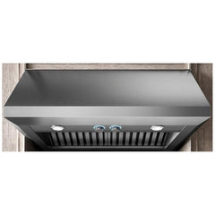 Elica ECL630S4 Range Hood, 30 inch Exterior Width, Canopy, 4, 600 CFM, 3.21 - 7.7, LED, Dishwasher Safe Filters, 4, Stainless Steel colour Blower Included