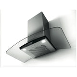 Elica ECM636S3 Range Hood, 36 inch Exterior Width, Wall Mounted, 600 CFM, LED, Aluminum Mesh Filter, Stainless Steel colour Blower Included