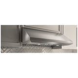 Elica ECV630S3 Range Hood, 30 inch Exterior Width, Under-Cabinet, 600 CFM, LED, Baffle Filter, Stainless Steel colour Blower Included