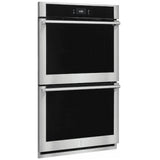 Electrolux ECWD3011AS Double Wall Oven, 30 inch Exterior Width, Convection, Self Clean, 10.2 cu. ft. Capacity, Temperature Probe, Wifi Enabled, Air Fry, Stainless Steel colour Air Fry, Air Sous Vide, Gliding Rack, Steam Cooking