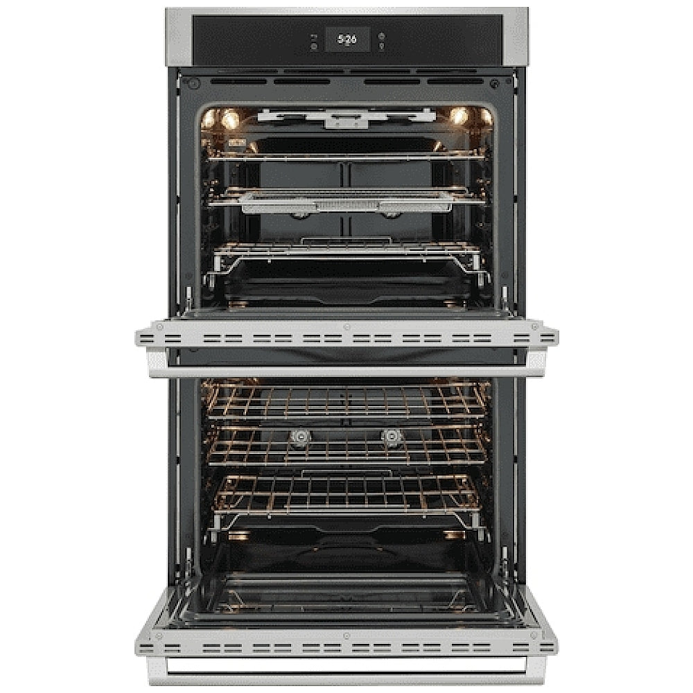 Electrolux ECWD3011AS Double Wall Oven, 30 inch Exterior Width, Convection, Self Clean, 10.2 cu. ft. Capacity, Temperature Probe, Wifi Enabled, Air Fry, Stainless Steel colour Air Fry, Air Sous Vide, Gliding Rack, Steam Cooking