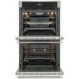 Electrolux ECWD3011AS Double Wall Oven, 30 inch Exterior Width, Convection, Self Clean, 10.2 cu. ft. Capacity, Temperature Probe, Wifi Enabled, Air Fry, Stainless Steel colour Air Fry, Air Sous Vide, Gliding Rack, Steam Cooking