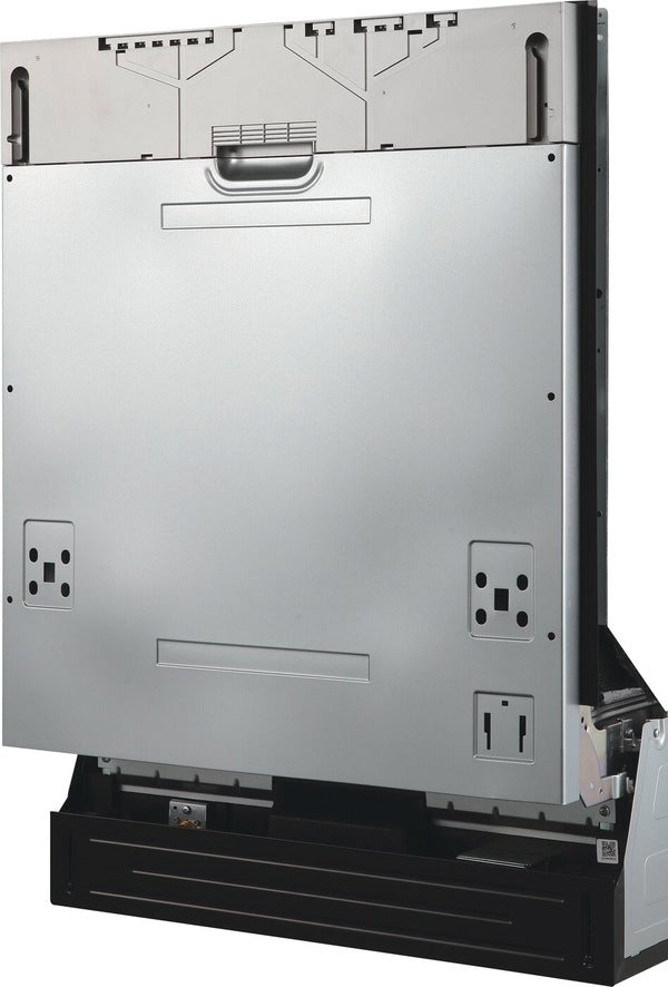 Electrolux EDSR4932AP Dishwasher, 24 inch Exterior Width, 49 dB Decibel Level, Fully Integrated, Stainless Interior, Custom Panel Ready, 6 Wash Cycles, 14 Capacity (Place Settings), 2 Loading Racks, Panel Ready