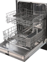 Electrolux EDSR4932AP Dishwasher, 24 inch Exterior Width, 49 dB Decibel Level, Fully Integrated, Stainless Interior, Custom Panel Ready, 6 Wash Cycles, 14 Capacity (Place Settings), 2 Loading Racks, Panel Ready