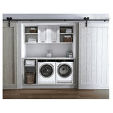 Electrolux ELFE422CAW Electric Dryer, 4 cu. ft. Dryer Capacity, 12 Dry Cycles, 2 Temperature Settings, Ventless - Condensing, Stackable, White colour