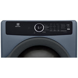 Electrolux ELFE743CAD Electric Dryer, 8.0 cu. ft. Dryer Capacity, 7 Dry Cycles, Steam Clean, 5 Temperature Settings, Vented, Stackable, Denim Blue colour