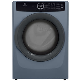 Electrolux ELFE743CAD Electric Dryer, 8.0 cu. ft. Dryer Capacity, 7 Dry Cycles, Steam Clean, 5 Temperature Settings, Vented, Stackable, Denim Blue colour