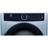 Electrolux ELFE743CAG Electric Dryer, 8 cu. ft. Dryer Capacity, 7 Dry Cycles, Steam Clean, 5 Temperature Settings, Vented, Stackable, Glacier Blue colour