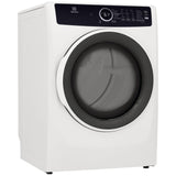 Electrolux ELFE743CAW Electric Dryer, 8 cu. ft. Dryer Capacity, 7 Dry Cycles, Steam Clean, 5 Temperature Settings, Vented, Stackable, White colour