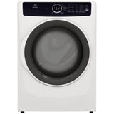 Electrolux ELFE743CAW Electric Dryer, 8 cu. ft. Dryer Capacity, 7 Dry Cycles, Steam Clean, 5 Temperature Settings, Vented, Stackable, White colour