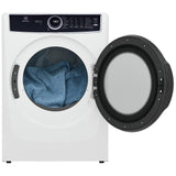 Electrolux ELFE753CAW Electric Dryer, 8 cu. ft. Dryer Capacity, 10 Dry Cycles, Steam Clean, 5 Temperature Settings, Vented, Stackable, White colour