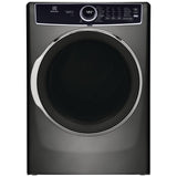Electrolux ELFE763CAT Electric Dryer, 8 cu. ft. Dryer Capacity, 11 Dry Cycles, Steam Clean, 5 Temperature Settings, Vented, Stackable, Titanium colour