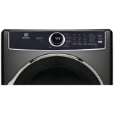 Electrolux ELFE763CAT Electric Dryer, 8 cu. ft. Dryer Capacity, 11 Dry Cycles, Steam Clean, 5 Temperature Settings, Vented, Stackable, Titanium colour