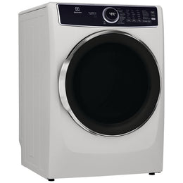 Electrolux ELFE763CAW Electric Dryer, 8 cu. ft. Dryer Capacity, 11 Dry Cycles, Steam Clean, 5 Temperature Settings, Vented, Stackable, White colour