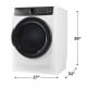 Electrolux Washer ELFW7738AW & Electric Dryer ELFE773CAW & Stacking Kit STACKIT7X