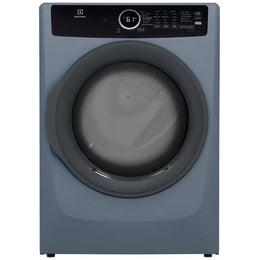 Frigidaire ELFG7437AD Gas Dryer, 8.0 cu. ft. Dryer Capacity, 7 Dry Cycles, Steam Clean, 5 Temperature Settings, Vented, Stackable, Denim colour
