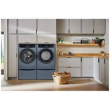 Frigidaire ELFG7437AD Gas Dryer, 8.0 cu. ft. Dryer Capacity, 7 Dry Cycles, Steam Clean, 5 Temperature Settings, Vented, Stackable, Denim colour