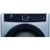 Electrolux ELFG7437AG Gas Dryer, 8 cu. ft. Dryer Capacity, 7 Dry Cycles, Steam Clean, 5 Temperature Settings, Vented, Stackable, Glacier Blue colour