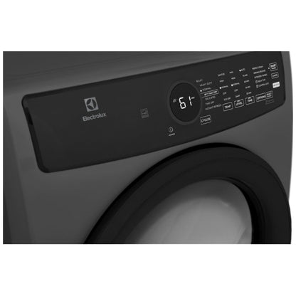 Electrolux ELFG7437AT Gas Dryer, 8 cu. ft. Dryer Capacity, Steam Clean, 5 Temperature Settings, Stackable, Titanium colour