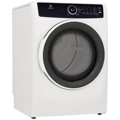 Electrolux ELFG7437AW Gas Dryer, 8 cu. ft. Dryer Capacity, 7 Dry Cycles, Steam Clean, 5 Temperature Settings, Vented, Stackable, White colour