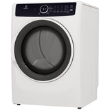Electrolux ELFG7437AW Gas Dryer, 8 cu. ft. Dryer Capacity, 7 Dry Cycles, Steam Clean, 5 Temperature Settings, Vented, Stackable, White colour