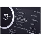 Electrolux ELFG7437AW Gas Dryer, 8 cu. ft. Dryer Capacity, 7 Dry Cycles, Steam Clean, 5 Temperature Settings, Vented, Stackable, White colour