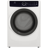 Electrolux ELFG7437AW Gas Dryer, 8 cu. ft. Dryer Capacity, 7 Dry Cycles, Steam Clean, 5 Temperature Settings, Vented, Stackable, White colour
