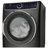 Electrolux ELFG7537AT Gas Dryer, 8 cu. ft. Dryer Capacity, 10 Dry Cycles, Steam Clean, 5 Temperature Settings, Vented, Stackable, Titanium colour
