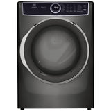 Electrolux ELFG7537AT Gas Dryer, 8 cu. ft. Dryer Capacity, 10 Dry Cycles, Steam Clean, 5 Temperature Settings, Vented, Stackable, Titanium colour