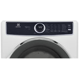Electrolux ELFG7537AW Gas Dryer, 8 cu. ft. Dryer Capacity, 10 Dry Cycles, Steam Clean, 5 Temperature Settings, Vented, Stackable, White colour