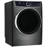 Electrolux ELFG7637AT Gas Dryer, 8 cu. ft. Dryer Capacity, 11 Dry Cycles, Steam Clean, 5 Temperature Settings, Vented, Stackable, Titanium colour