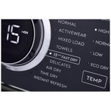 Electrolux ELFG7637AT Gas Dryer, 8 cu. ft. Dryer Capacity, 11 Dry Cycles, Steam Clean, 5 Temperature Settings, Vented, Stackable, Titanium colour