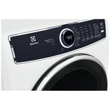 Electrolux ELFG7637AW Gas Dryer, 8 cu. ft. Dryer Capacity, 11 Dry Cycles, Steam Clean, 5 Temperature Settings, Vented, Stackable, White colour