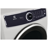 Electrolux ELFG7637AW Gas Dryer, 8 cu. ft. Dryer Capacity, 11 Dry Cycles, Steam Clean, 5 Temperature Settings, Vented, Stackable, White colour