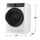 Electrolux Washer ELFW7738AW & Gas Dryer ELFG7738AW & Stacking Kit STACKIT7X