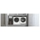 Electrolux Washer ELFW4222AW & Electric Dryer ELFE422CAW & Stacking Kit STACKIT24W