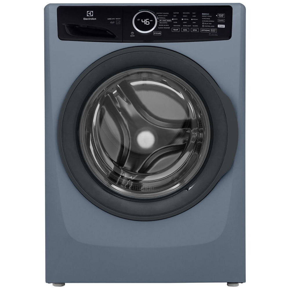 Electrolux ELFW7437AD Front Load Washer, 27 inch Width, 5.2 cu. ft. Washer Capacity, 1,300 RPM Washer Spin Speed, 7 Wash Cycles, 5 Temperature Settings, Water Heater, Steam Clean, ENERGY STAR Certified, Denim Blue colour