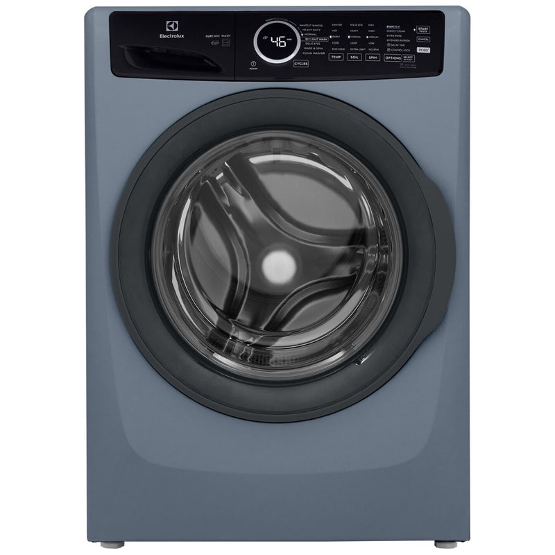 Electrolux ELFW7437AD Front Load Washer, 27 inch Width, 5.2 cu. ft. Washer Capacity, 1,300 RPM Washer Spin Speed, 7 Wash Cycles, 5 Temperature Settings, Water Heater, Steam Clean, ENERGY STAR Certified, Denim Blue colour